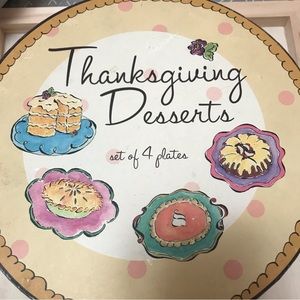 Thanksgiving Dessert Plates
